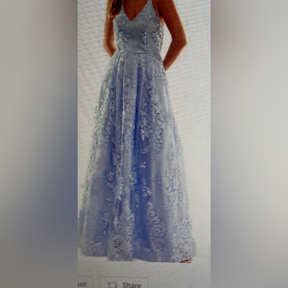 Elegant Lavender Dress new with tags size 3. Gorgeous dress